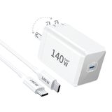 Carregador Preskiwa Usb C De 140 W Para Macbook Pro/air, Ipad Pro