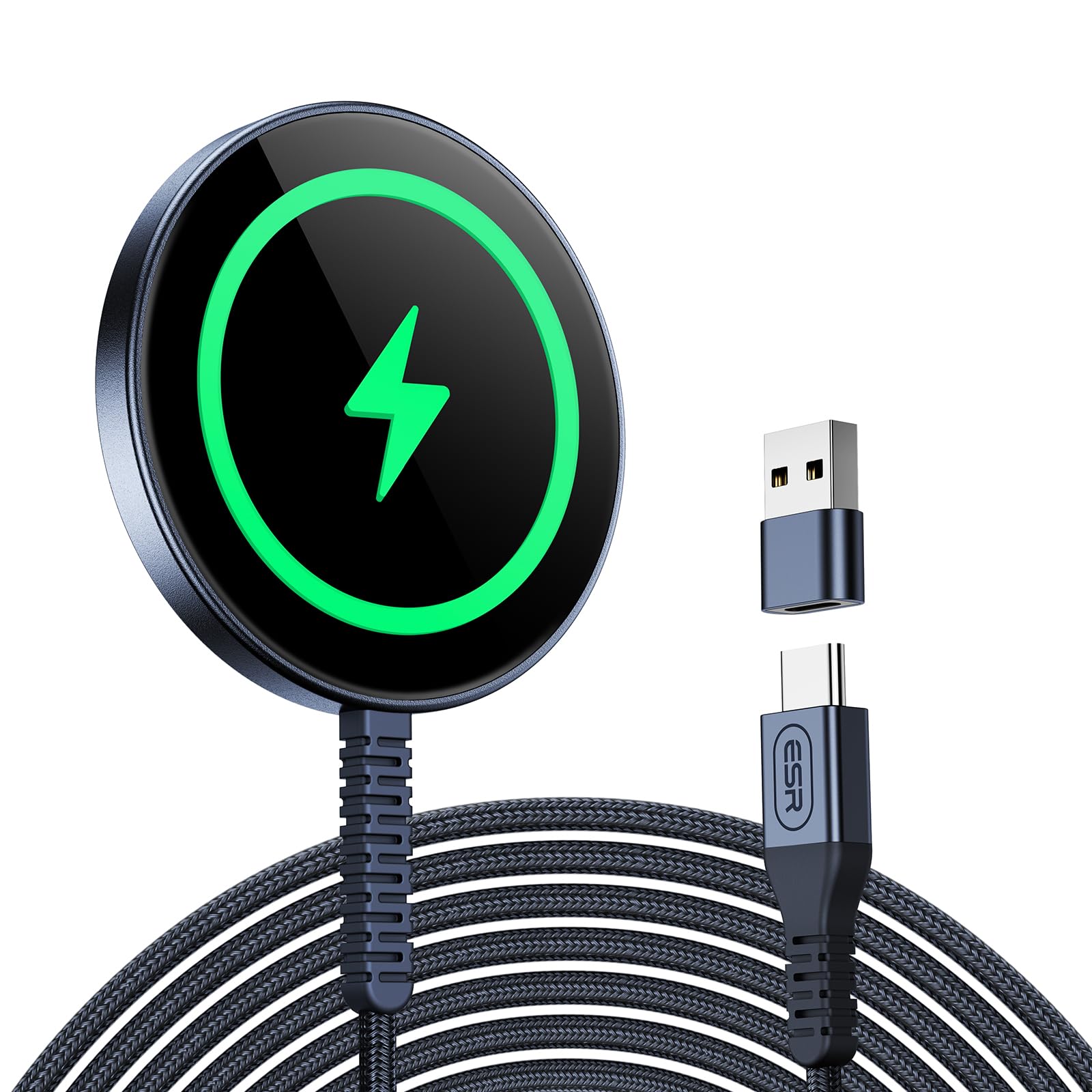 Carregador Sem Fio Esr Halolock Mini 15w Para Iphone E Airpods