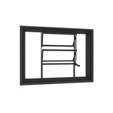 Janela Basculante Em Aço Sem Grade 60x60 R120 Tradição - Cinza