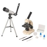 Microscópio Biológico Monocular 70x Á 400x + Luneta De 90x