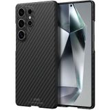 Capa De Telefone Com Design De Nível X Em Fibra De Carbono Samsung S25 Ultra