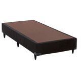 Base Box Solteiro 30cmx88cmx188cm Camurça Ortobom Preto