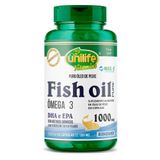 Óleo De Peixe Fish Oil Unilife 120 Capsulas 1000mg