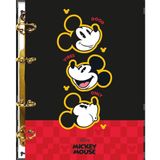Caderno Argolado Cartonado Colegial Mickey Mouse Foroni - 120 Folhas