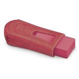 Borracha C- Apontador Faber Castell - Fc Mix Glitz Rosa