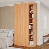 Guarda-roupa Modulado 2 Portas 3 Peças Hera Cabecasa Madeiramadeira Louro/cinza