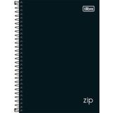 Caderno 1-4 Pequeno Zip Tilibra Capa Dura - 160 Folhas