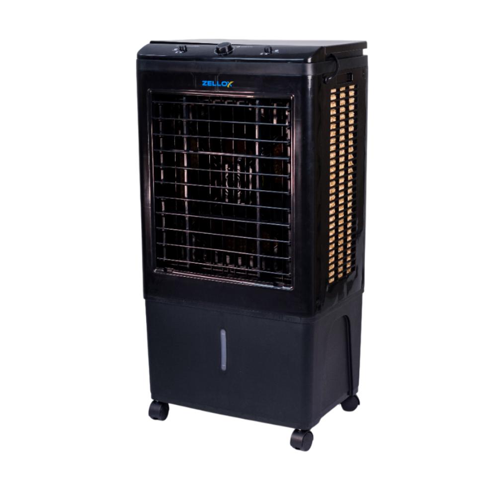 Climatizador De Ar Evaporativo 45 Litros Zellox Zlx-45 110v Preto