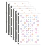 Refil Para Caderno Argolado Universitário Happy Tilibra - 80 Folhas C- 5 Unidades