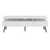 Rack para TV até 50 Polegadas 3 Portas Londres Madesa Branco