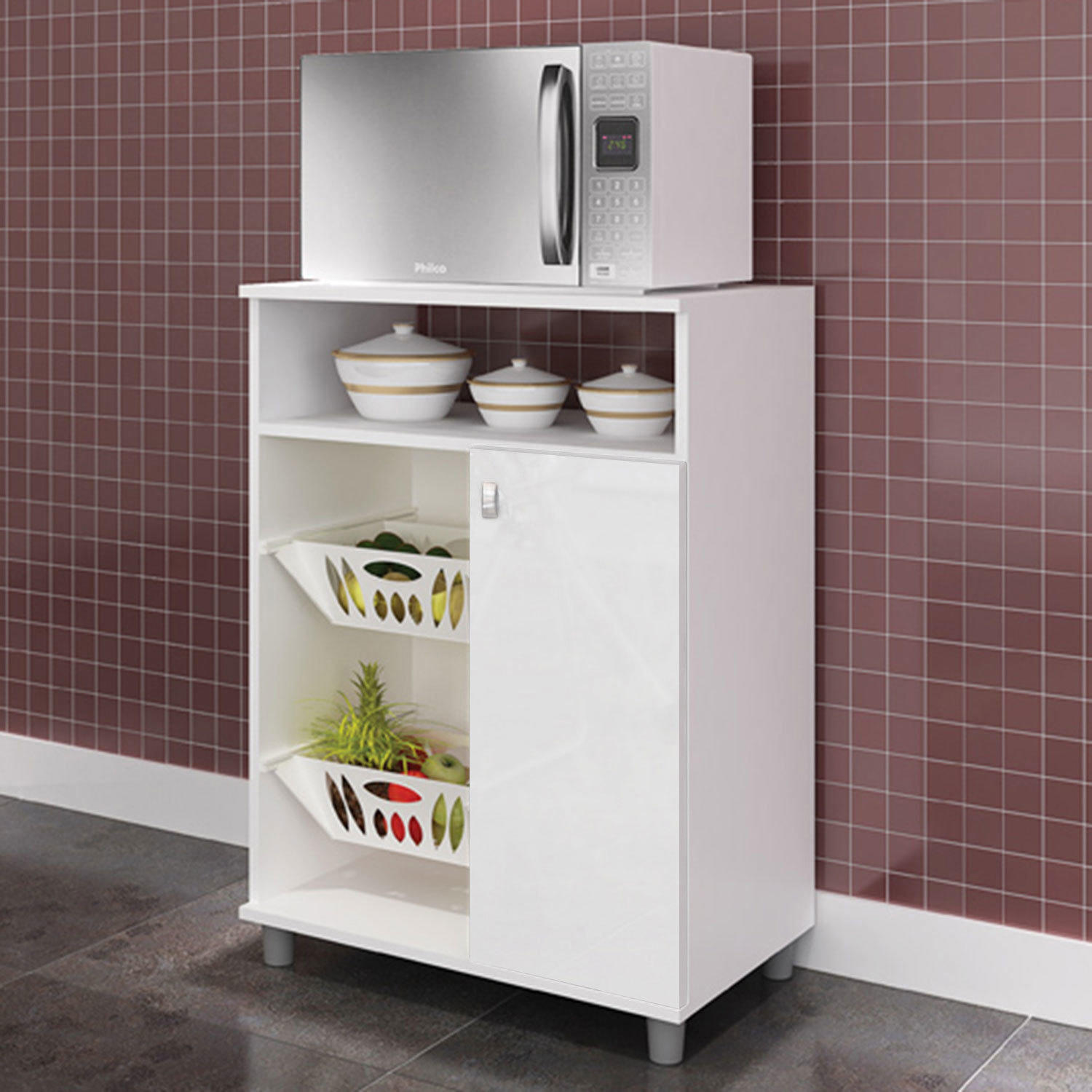 Fruteira MovelBento FR2003-BCO Branco