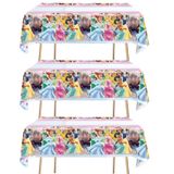 Toalha De Mesa, Decorações De Festa De Aniversário De Princesa 180x108cm