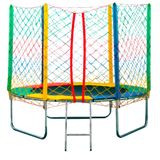 Cama Elástica 2,00 M Colorida - Suporta 145 Kg