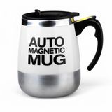 Caneca Misturadora Magnética 400ml Recarregável - Branco