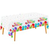 Toalha De Mesa Gatherfun Birthday Descartável De Plástico 3 Peças