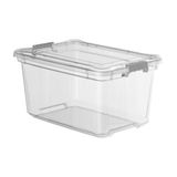 Caixa Organizadora 27 Litros Transparente - Plasvale