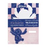 Refil P- Fichário Universitário Stitch Dac - 96 Folhas