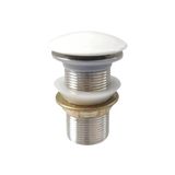 Válvula Click 1.1-4 Inox C- Tampa Ceramica Branca - Flvx Hidro