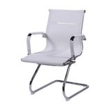 Cadeira Para Escritório Interlocutor Esteirinha Tela Mesh 3303 Or Design Branco
