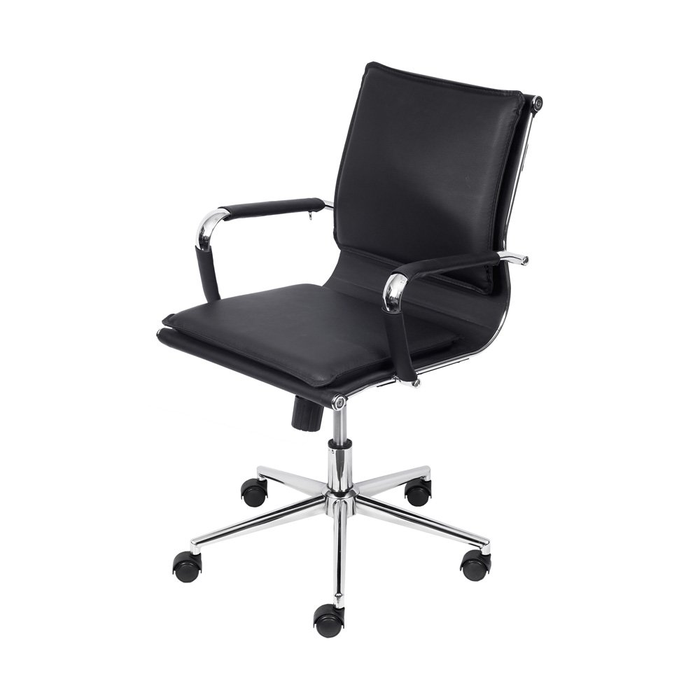 Cadeira Soft Escritorio Presidente - Baixa Preto