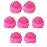 Esponja Massageadora Facial Kit 7 Unidades Limpeza De Pele Rosto Massagem Relaxante Alivia Skin Care