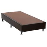 Base Box Solteiro 30cmx88cmx188cm Camurça Ortobom Preto