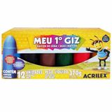 Meu Primeiro Giz Acrilex - 12 Cores