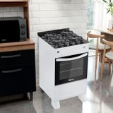 Fogão A Gás 4 Bocas Veritá Gourmet Branco