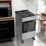 Fogão A Gás 4 Bocas Veritá Gourmet Kromanox