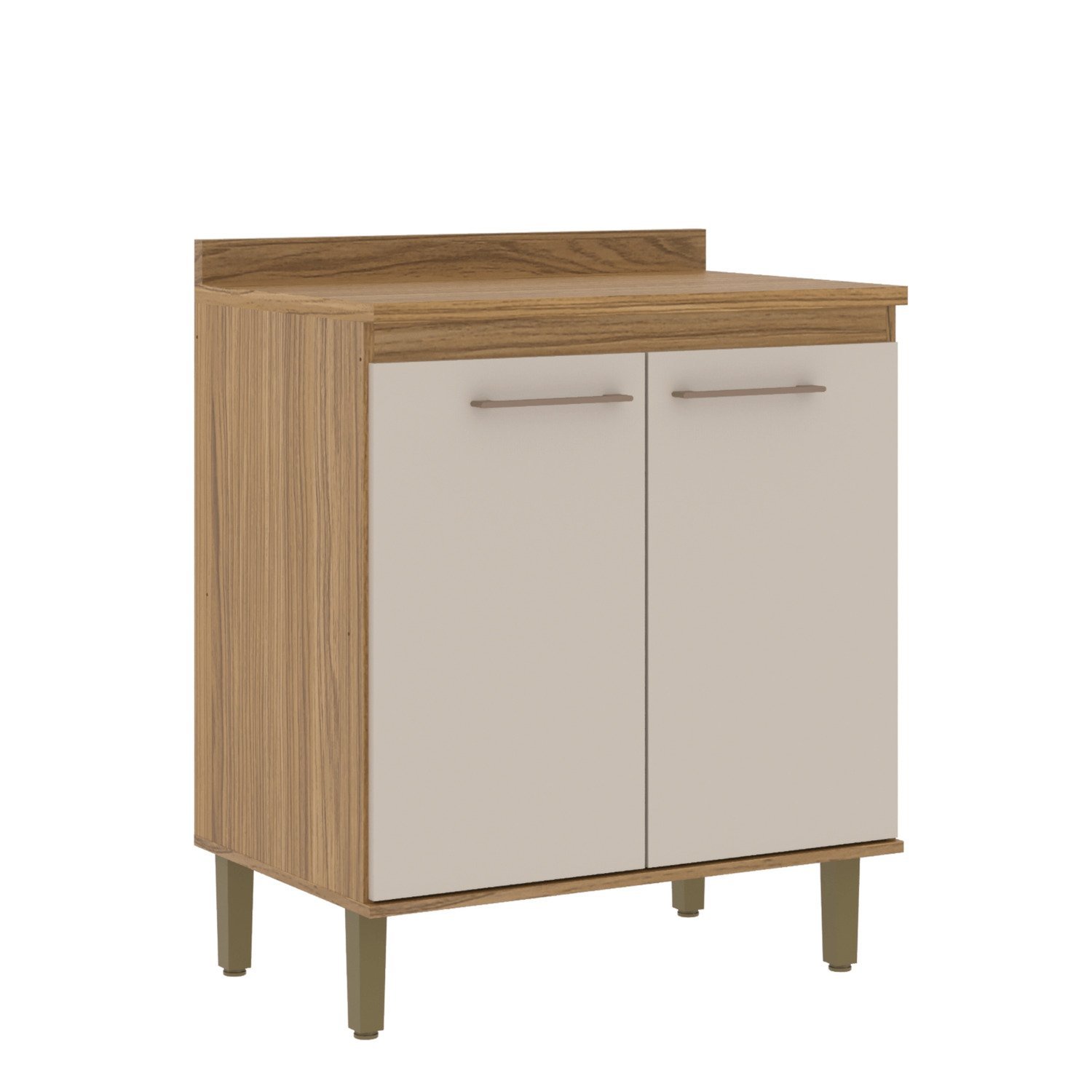 Balcão De 0,8 Cm Ipê/cristalo Ipê/cristalo