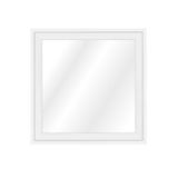 Espelho 70cm X 70cm Elegant Tropical Artes Branco