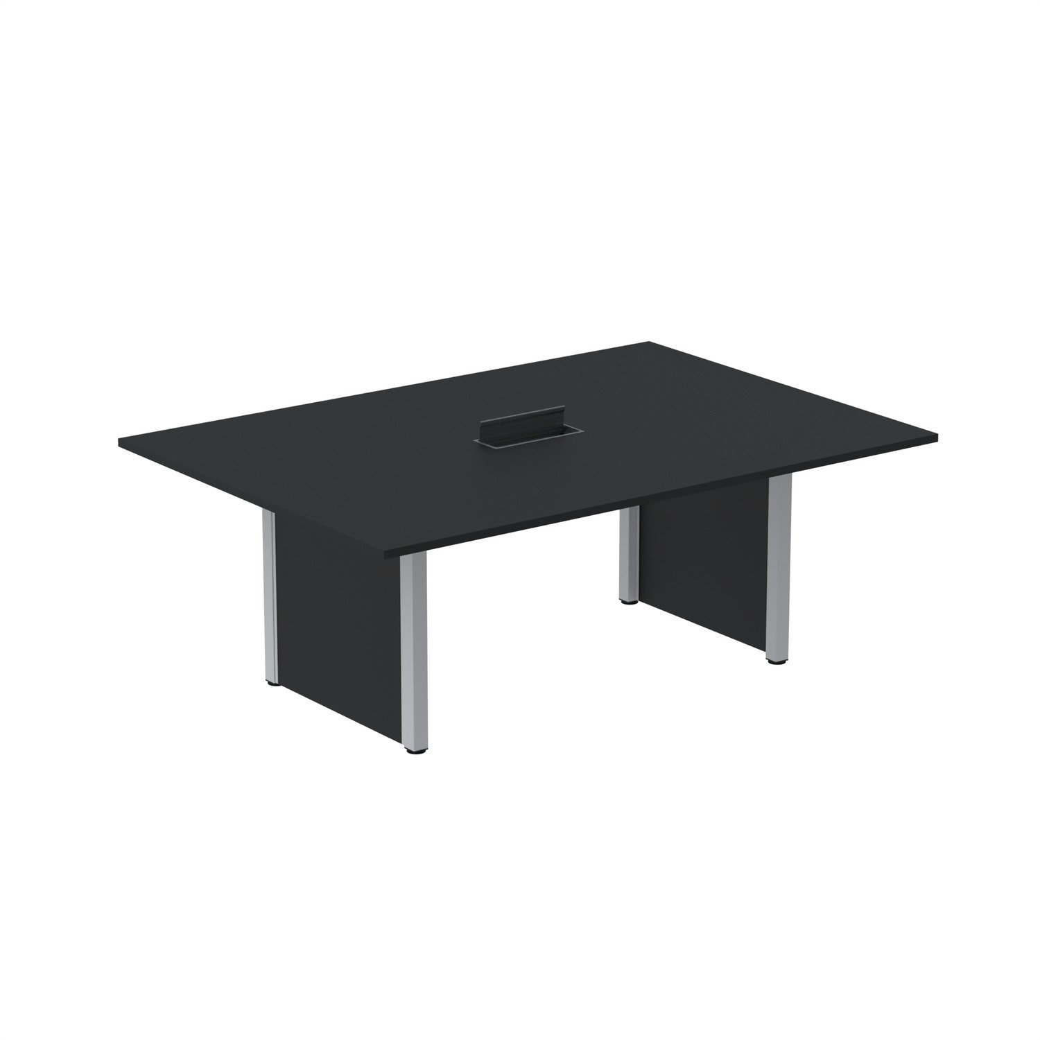 Mesa De Reunião 2000x1400 Mrcpb2014pp Preto/cinza