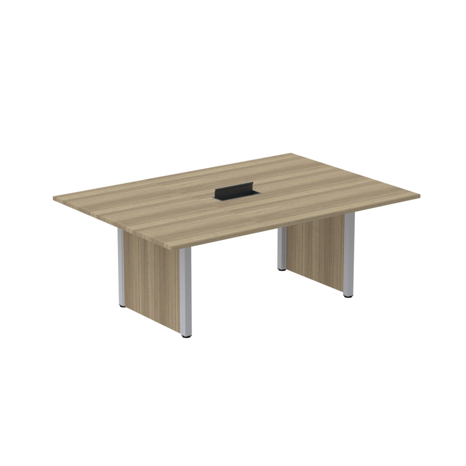 Mesa De Reunião 2000x1400 Mrcpb2014pp Noce Naturalle/cinza