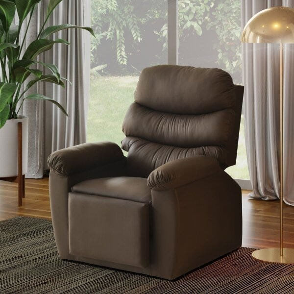 Poltrona Reclinável Do Papai Espuma D26 Marrom