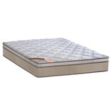 Colchão Solteiro 27cmx128cmx188cm D33 Revolution Molas Ensacadas Hibrido Castor Marrom
