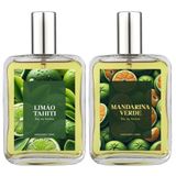 Kit Perfume Masculino: Limão Tahiti E Mandarina Verde 100ml