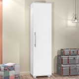 Armário Multiuso 1 Porta 5 Prateleiras Sofia J&A Móveis Branco