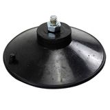 20 Ventosa De 90mm (9 Cm) Em Pvc Preto Com Parafuso E Porca