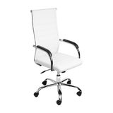 Cadeira Para Escritório Presidente Esteirinha Florença 3322 Or Design Branco