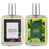 Kit Perfume Masculino: Gerânio Elegante E Limão Tahiti 100ml