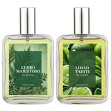 Kit Perfume Masculino: Cedro Majestoso E Limão Tahiti 100ml
