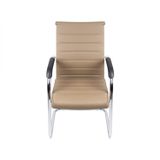 Cadeira Para Escritório Interlocutor Esteirinha Florença 3322 Or Design Caramelo