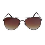Oculos De Sol Feminino Estilo Aviador Lente Marrom P