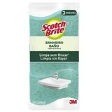 Esponja Scotch-brite 3m Banheiro Não Risca 3 Unidades