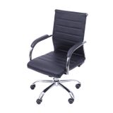 Cadeira Para Escritório Diretor Esteirinha Florença 3322 Or Design Preto