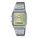 Relógio Casio Vintage Aq-230a-9amqydf Prata