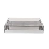 Porta Frios Inox Tampa Acrílico Pote Presunto Equeijo Brinox