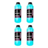 Kit 4 Liquidos Para Bolhas De Sabão Bubbles 1 Litro Nevoa