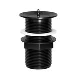 Válvula Para Tanque Lavatório Com Tampa Preta 1.1/4&#39;&#39; Astra