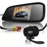Retrovisor Visor Espelho Tela Lcd Veicular E Câmera De Ré